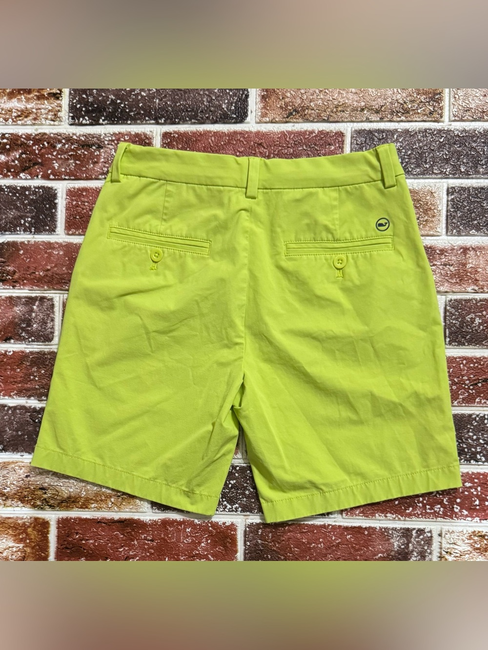 Vineyard Vines Performance shorts boys size 18 Lime Green yellow